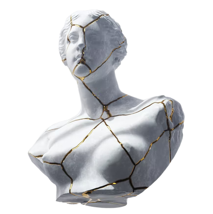 landing page hero a 3d statue of a czar